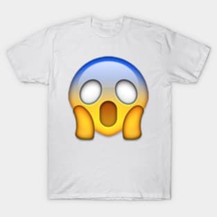 face screaming in fear T-Shirt